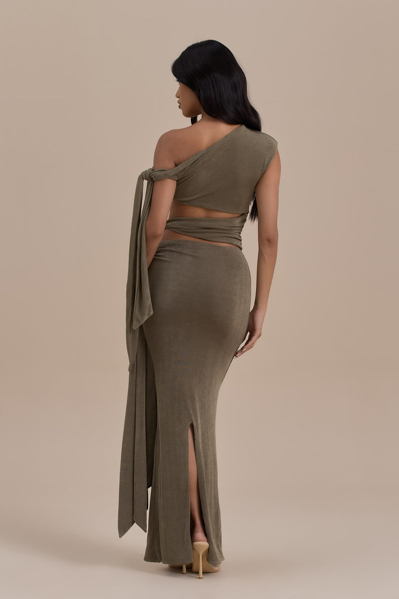NOA MAXI SKIRT | KHAKI