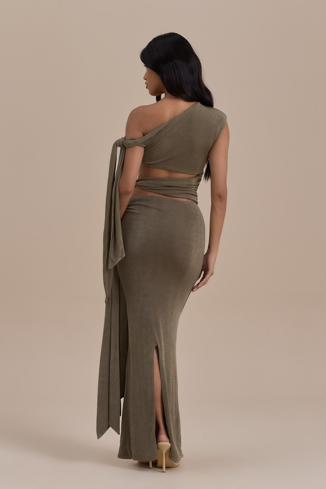 NOA MAXI SKIRT | KHAKI