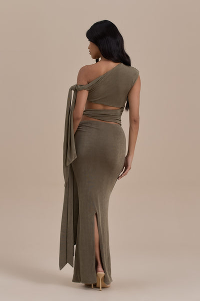 NOA MAXI SKIRT | KHAKI