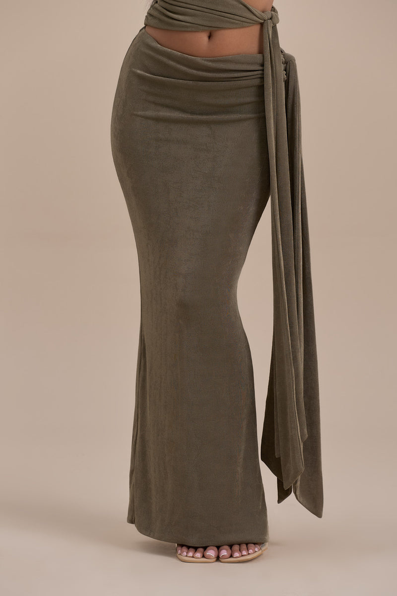 NOA MAXI SKIRT | KHAKI