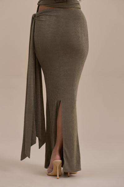 NOA MAXI SKIRT | KHAKI