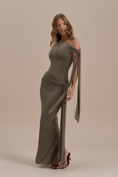 NOA MAXI SKIRT | KHAKI