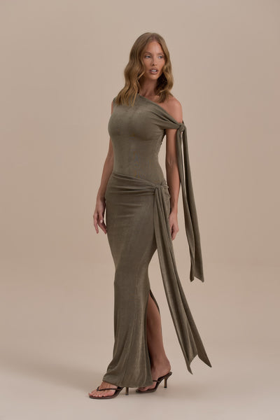 NOA MAXI SKIRT | KHAKI