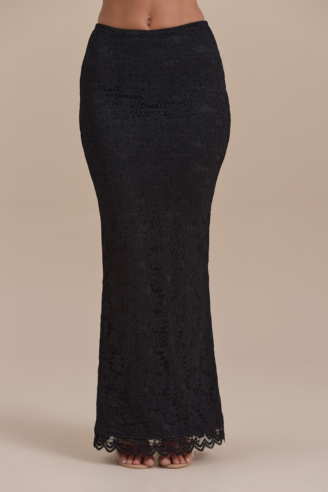 LACIE MAXI SKIRT | BLACK LACE