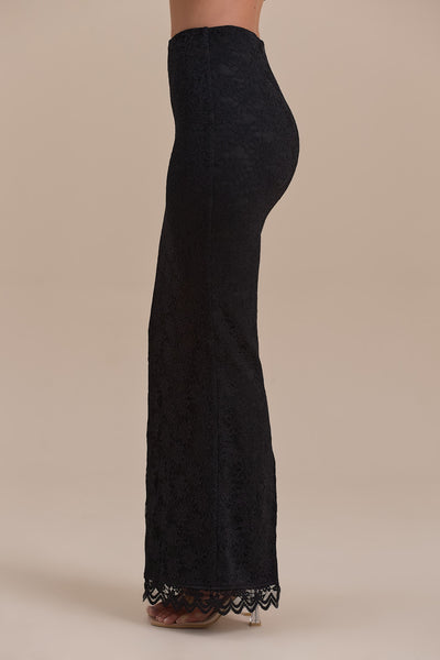 LACIE MAXI SKIRT | BLACK LACE