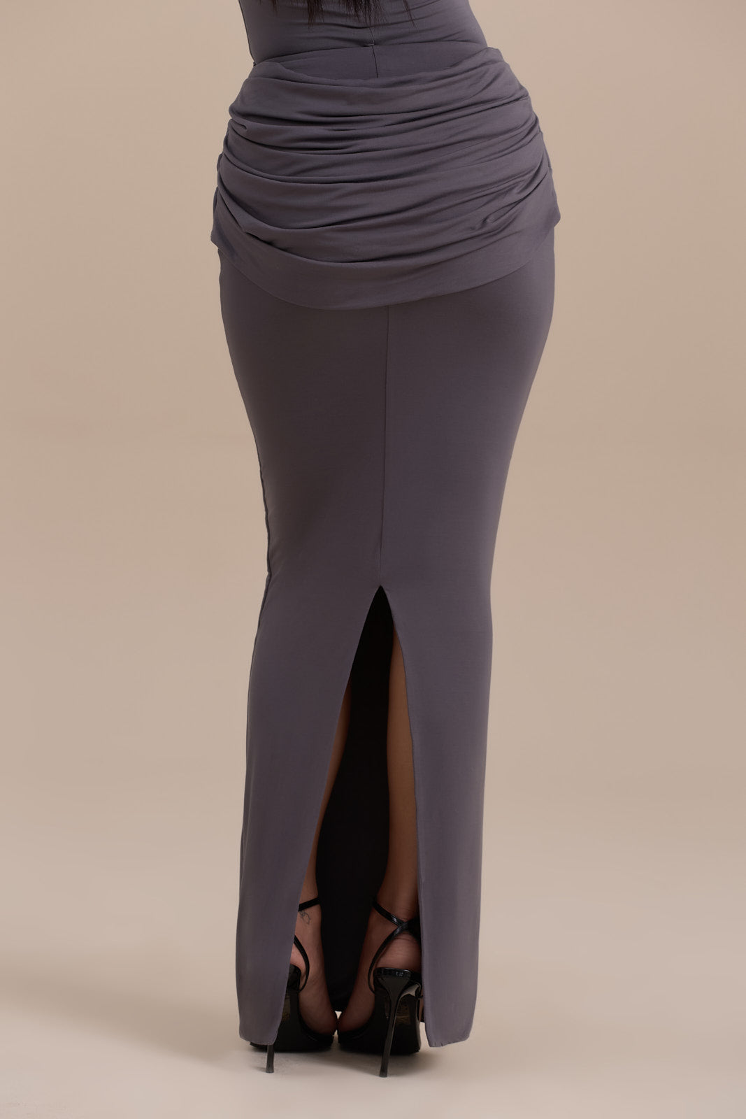 ASHTIN MAXI SKIRT | GREY