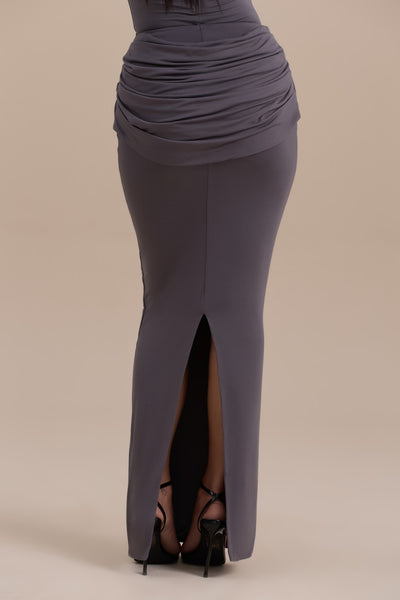 ASHTIN MAXI SKIRT | GREY