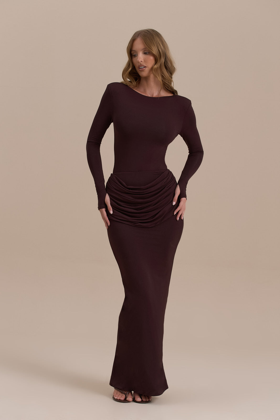 ASHTIN MAXI SKIRT | ESPRESSO