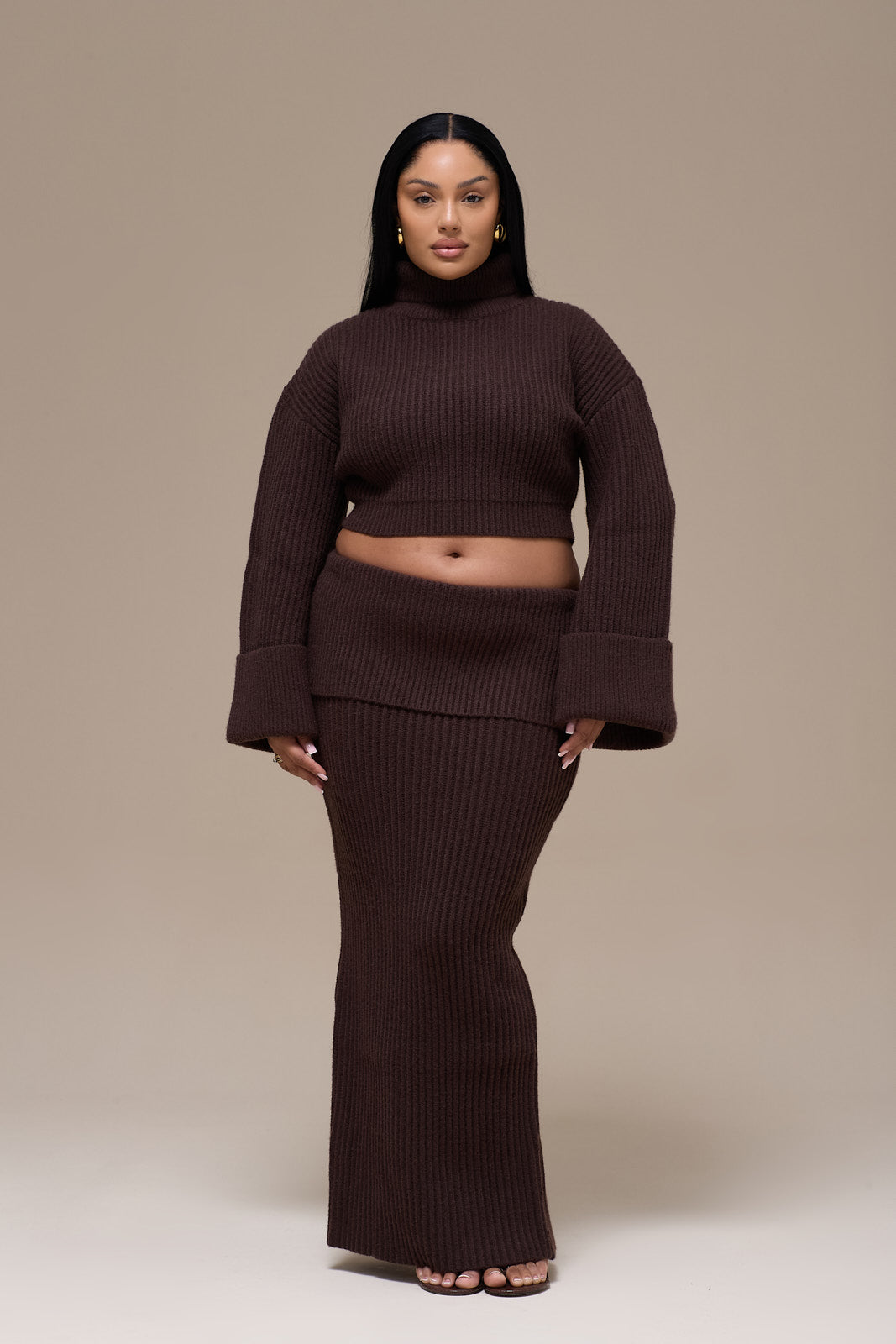 MABEL MAXI SKIRT | CHOCOLATE