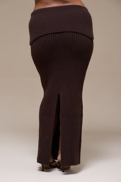 MABEL MAXI SKIRT | CHOCOLATE