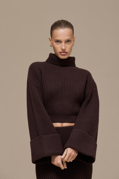 MABEL JUMPER | CHOCOLATE
