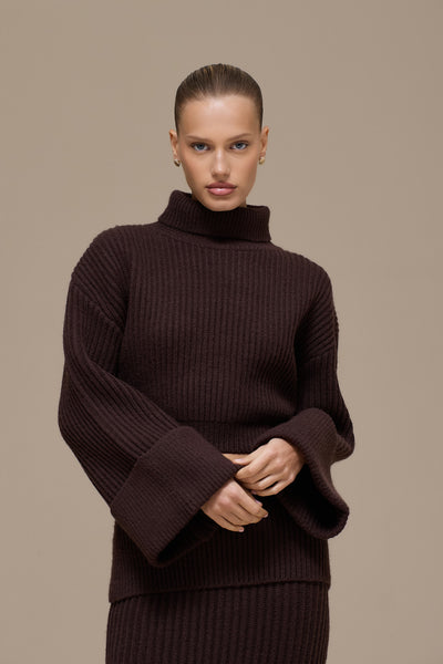 MABEL JUMPER | CHOCOLATE