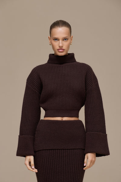 MABEL JUMPER | CHOCOLATE