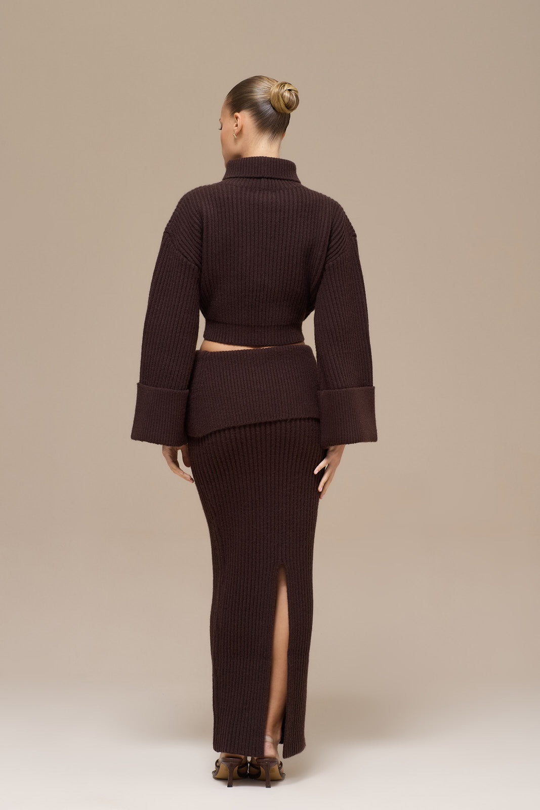 MABEL MAXI SKIRT | CHOCOLATE