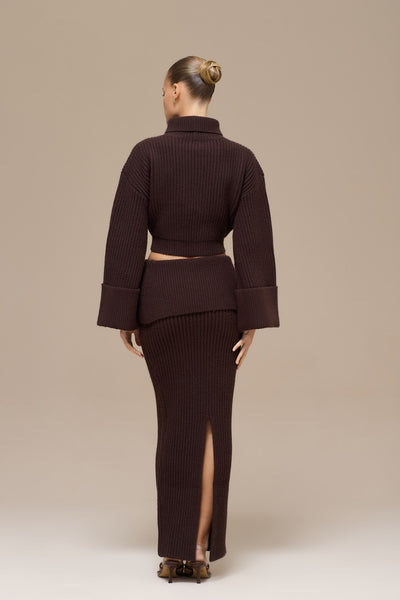 MABEL JUMPER | CHOCOLATE