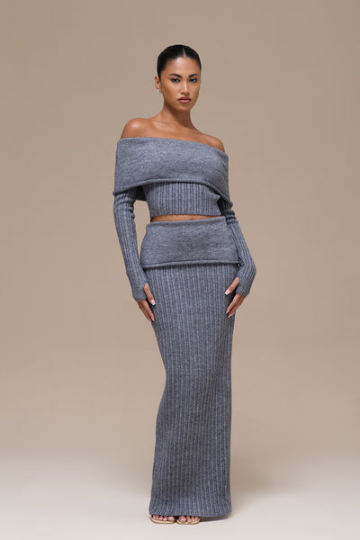 MOLLIE KNIT CO-ORD | GREY