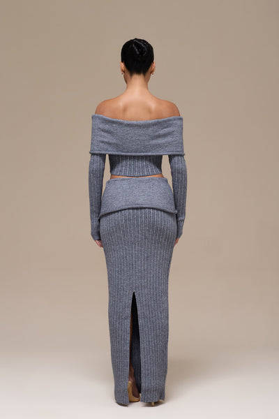 MOLLIE KNIT CO-ORD | GREY