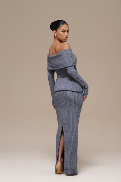 MOLLIE KNIT CO-ORD | GREY
