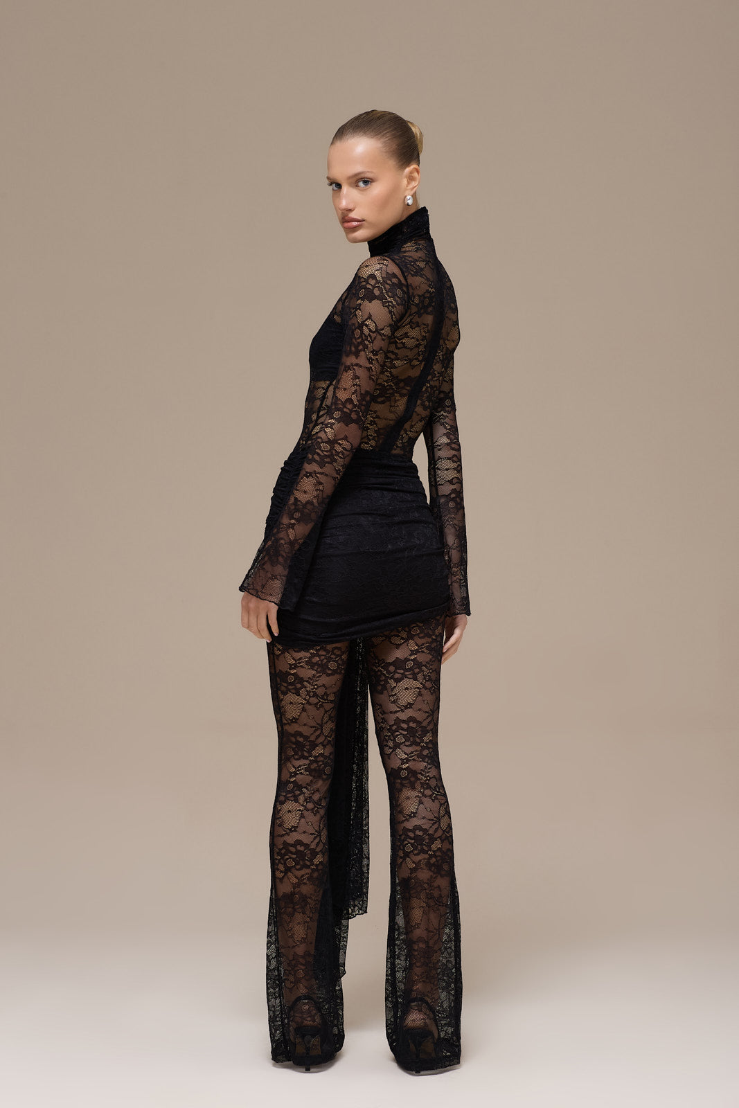 ROXY JUMPSUIT | BLACK LACE