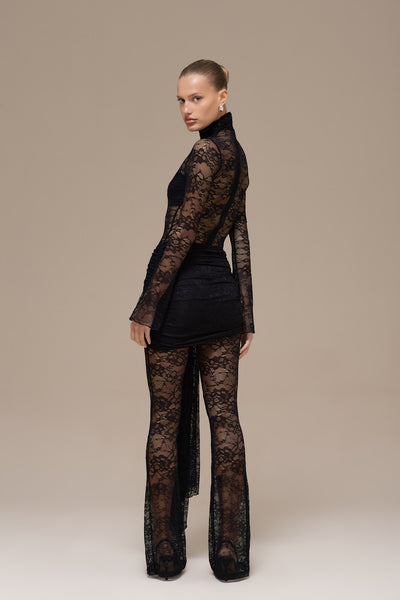 ROXY JUMPSUIT | BLACK LACE