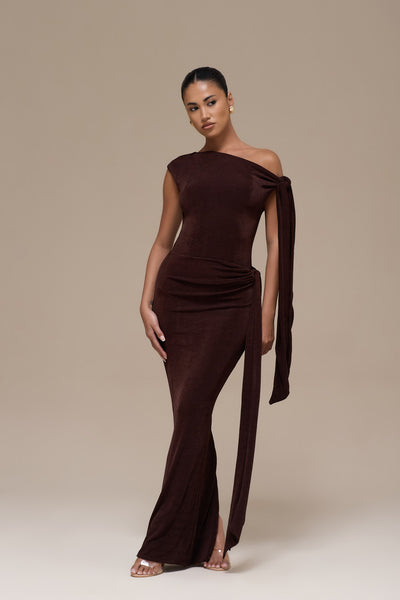 NOA MAXI SKIRT | ESPRESSO