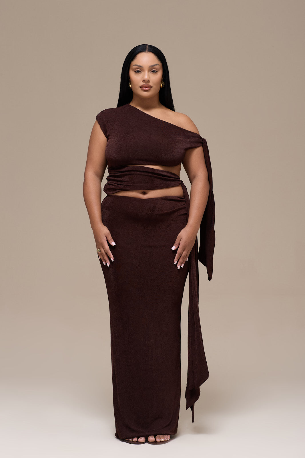 NOA MAXI SKIRT | ESPRESSO