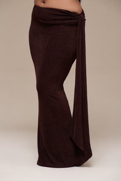 NOA MAXI SKIRT | ESPRESSO