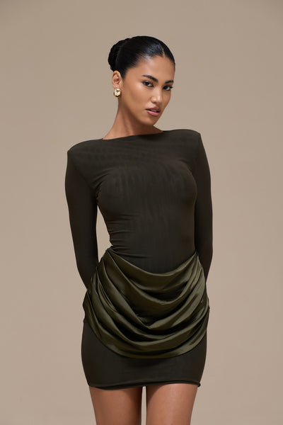 STORM MINI DRESS | KHAKI