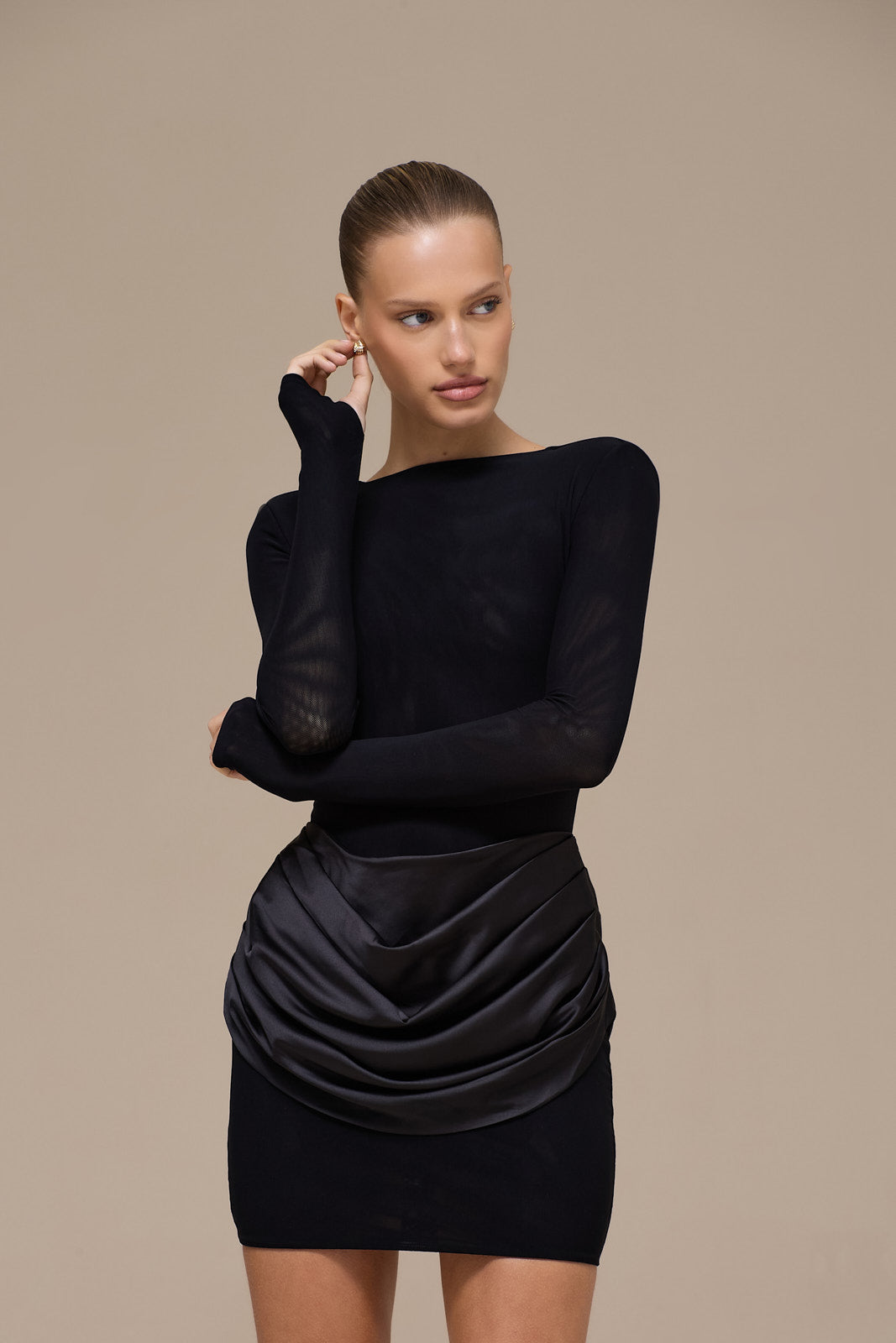 STORM MINI DRESS | BLACK