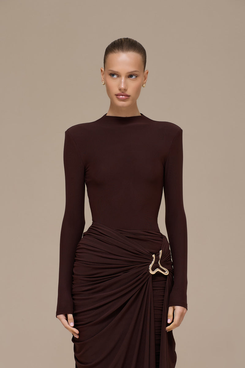 GIA BODYSUIT | ESPRESSO