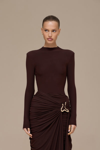 GIA BODYSUIT | ESPRESSO