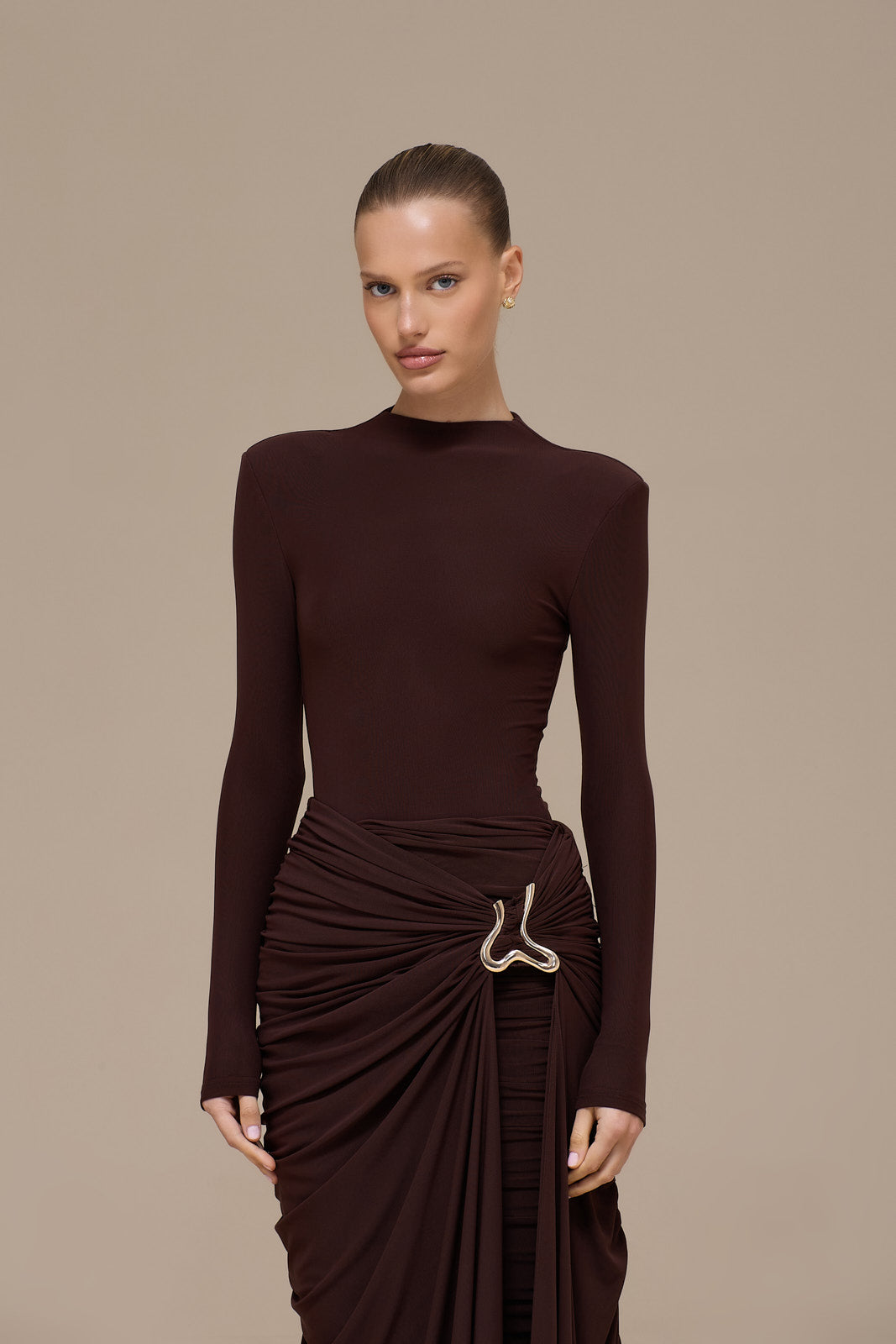 GIA BODYSUIT | ESPRESSO