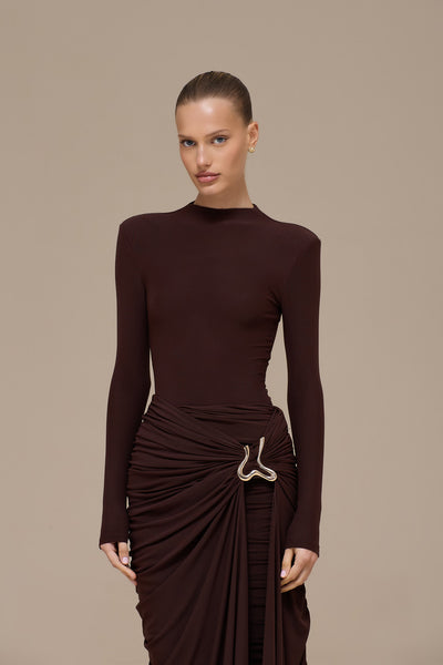 GIA BODYSUIT | ESPRESSO