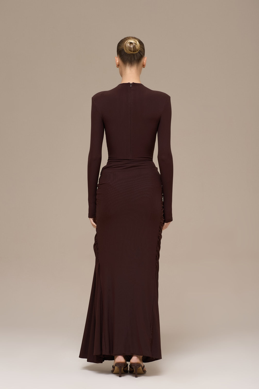 GIA MAXI SKIRT | ESPRESSO