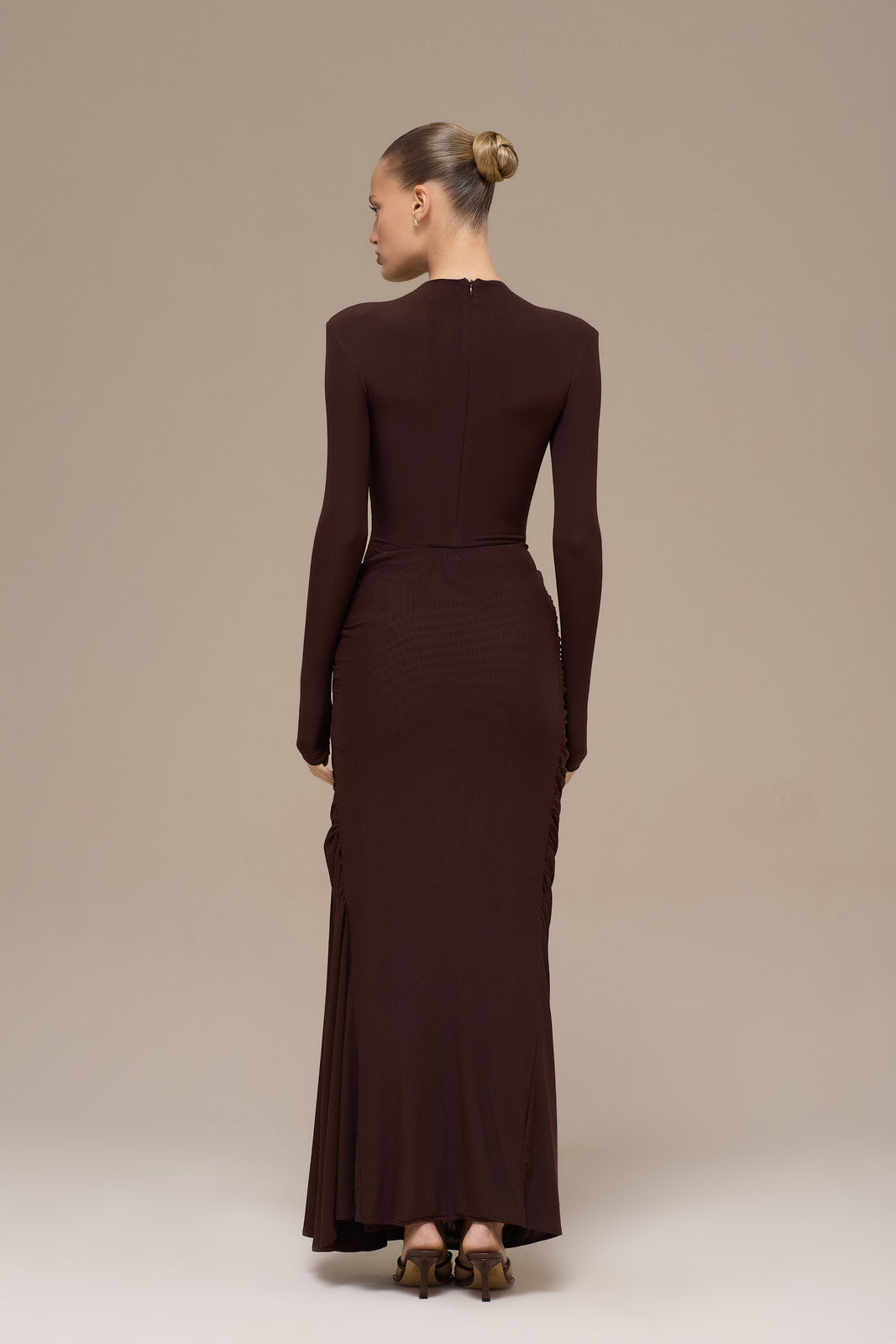 GIA MAXI SKIRT | ESPRESSO