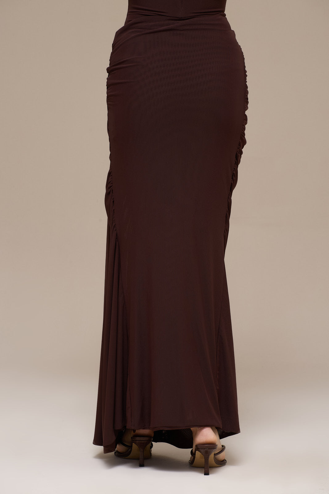 GIA MAXI SKIRT | ESPRESSO