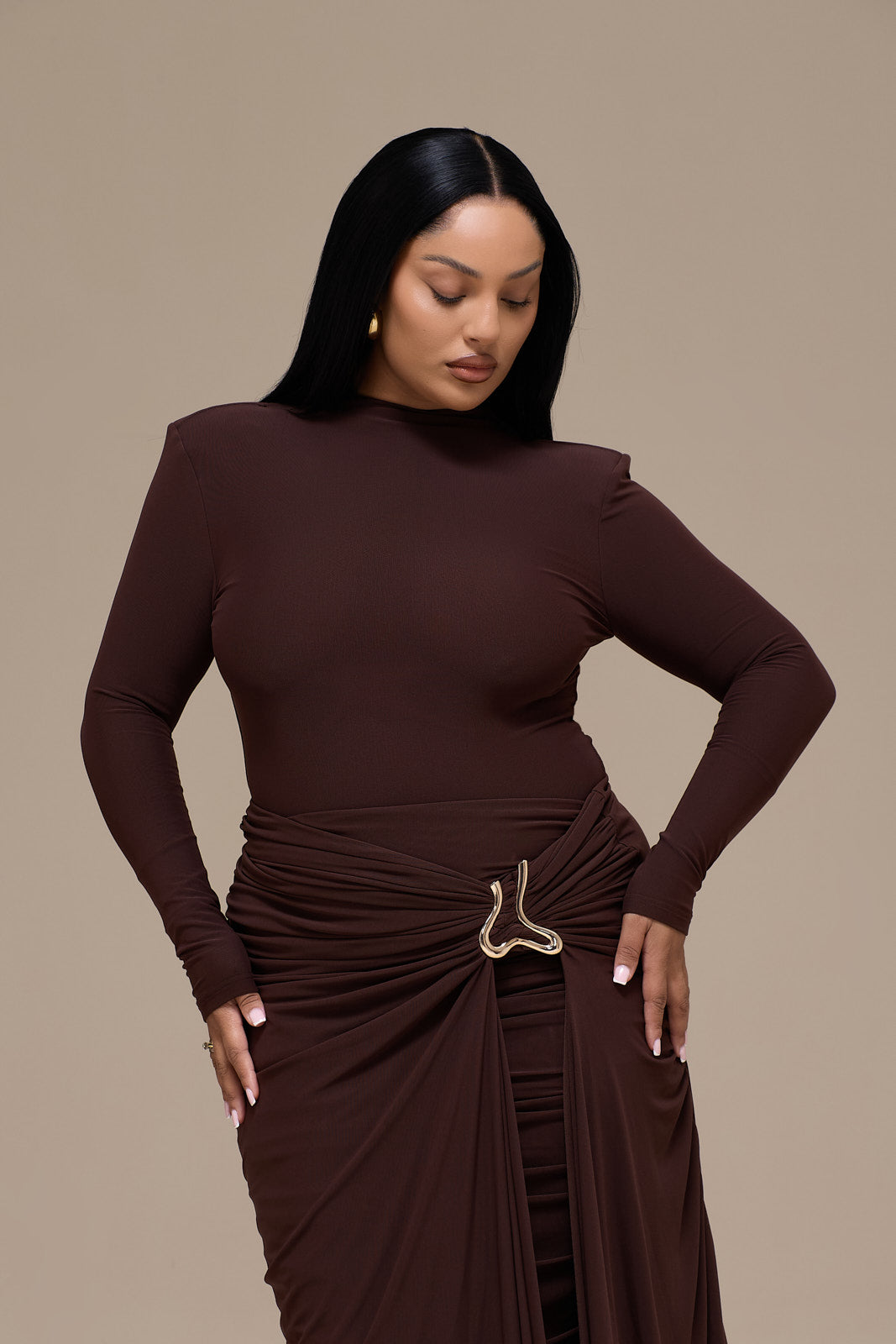 GIA BODYSUIT | ESPRESSO