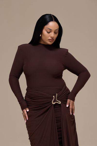 GIA BODYSUIT | ESPRESSO