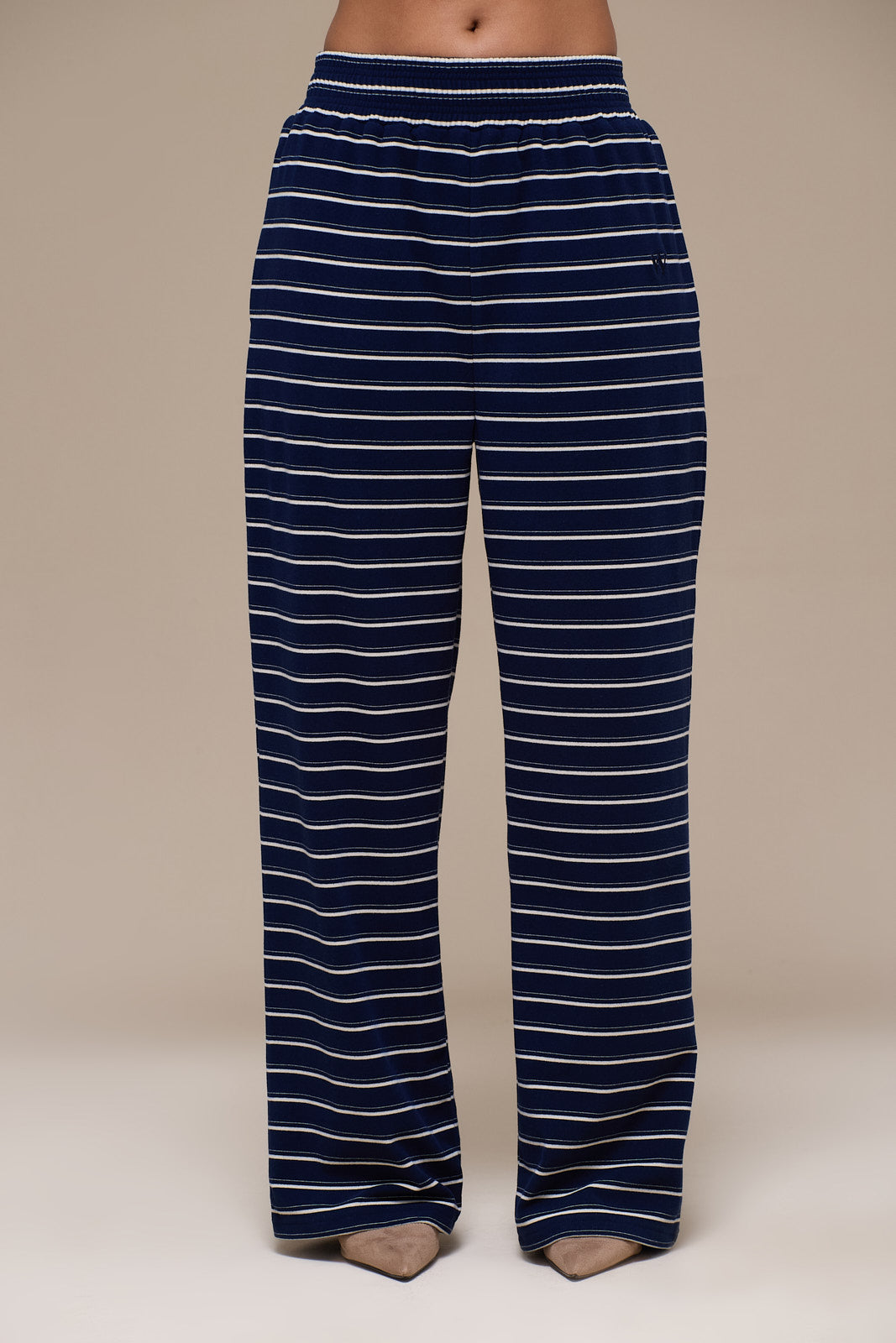 FRANKIE TROUSERS | NAVY STRIPE