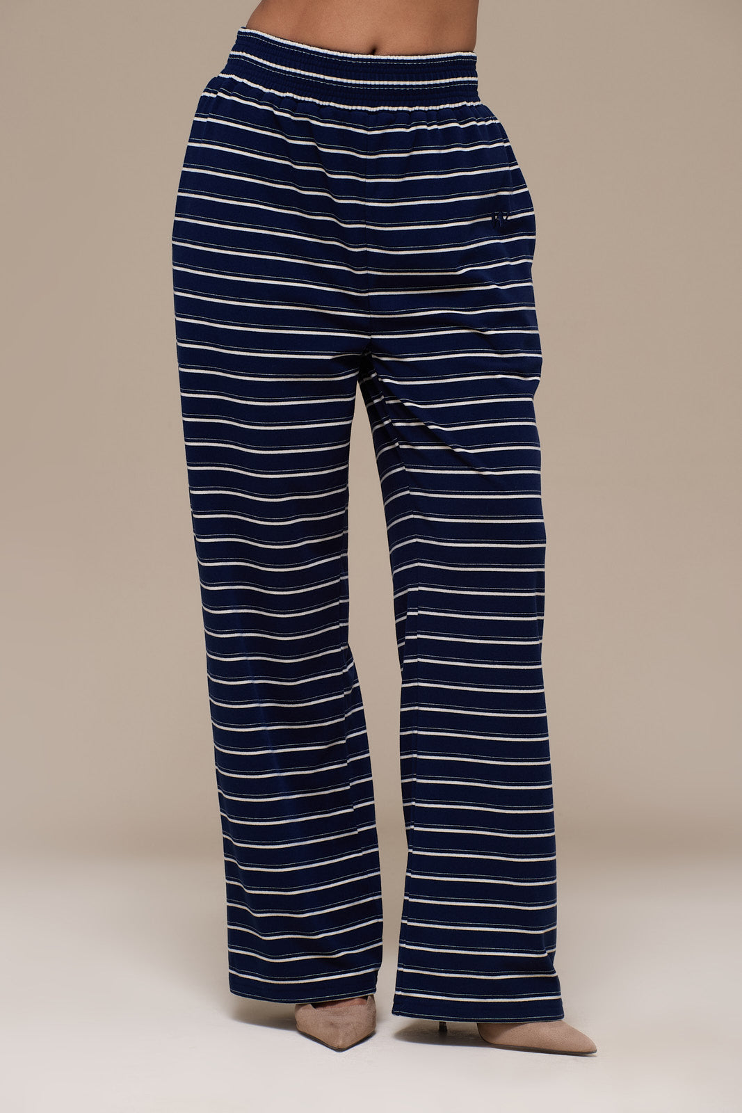 FRANKIE TROUSERS | NAVY STRIPE
