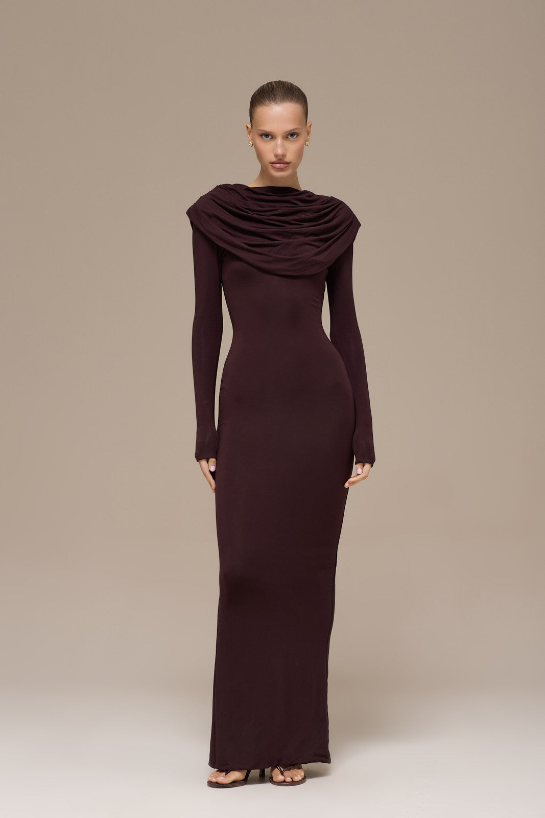 GRACE MAXI DRESS | ESPRESSO