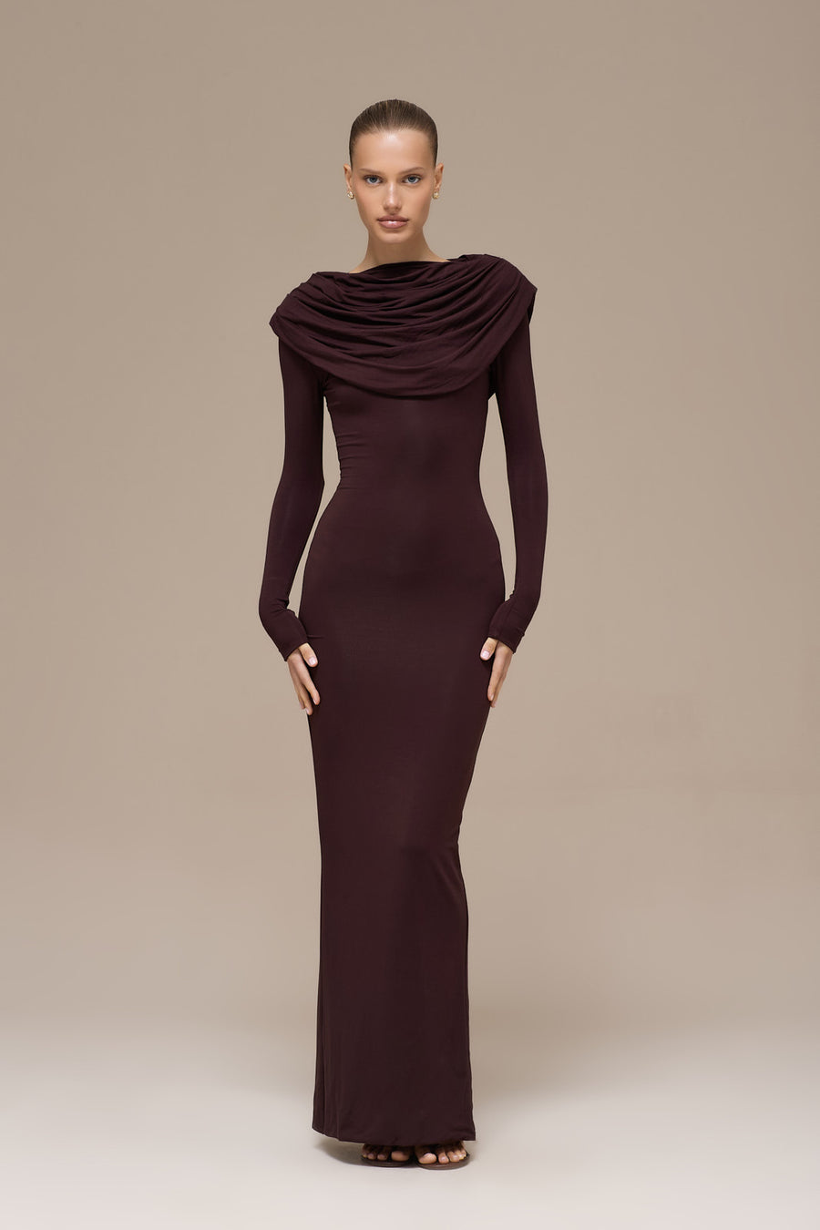 GRACE MAXI DRESS | ESPRESSO