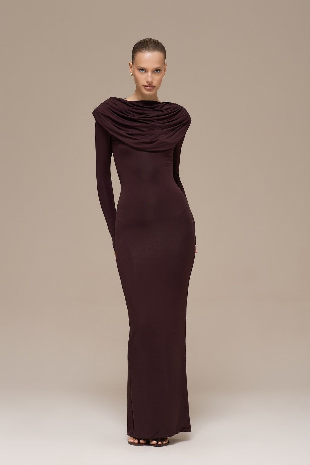 GRACE MAXI DRESS | ESPRESSO