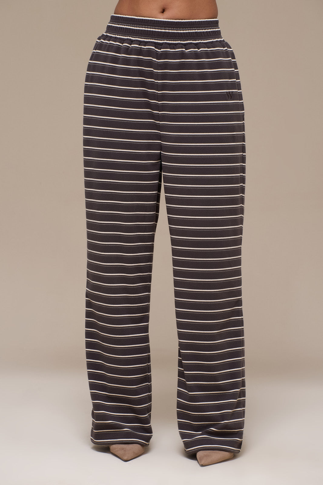 FRANKIE TROUSERS | GREY STRIPE