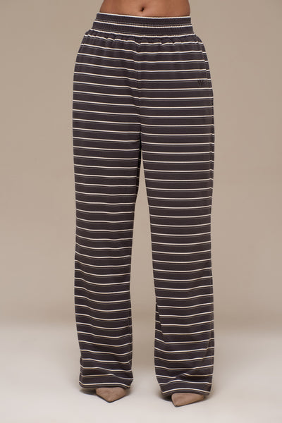 FRANKIE TROUSERS | GREY STRIPE