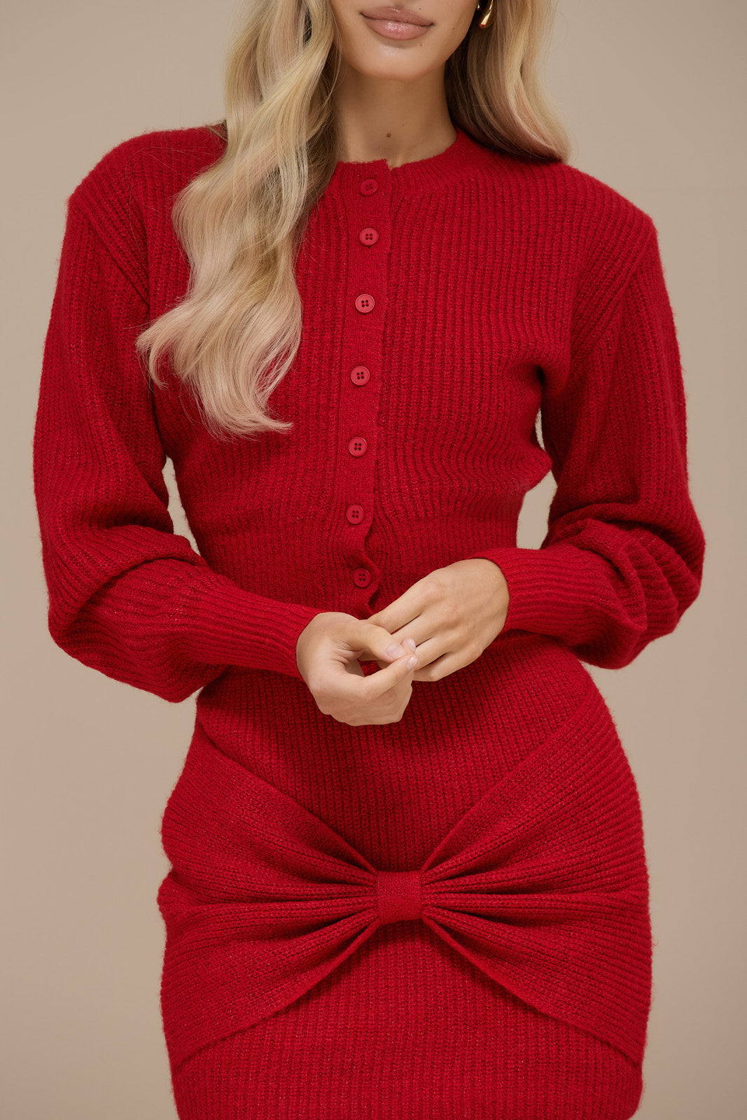 BEAU CARDIGAN | RED