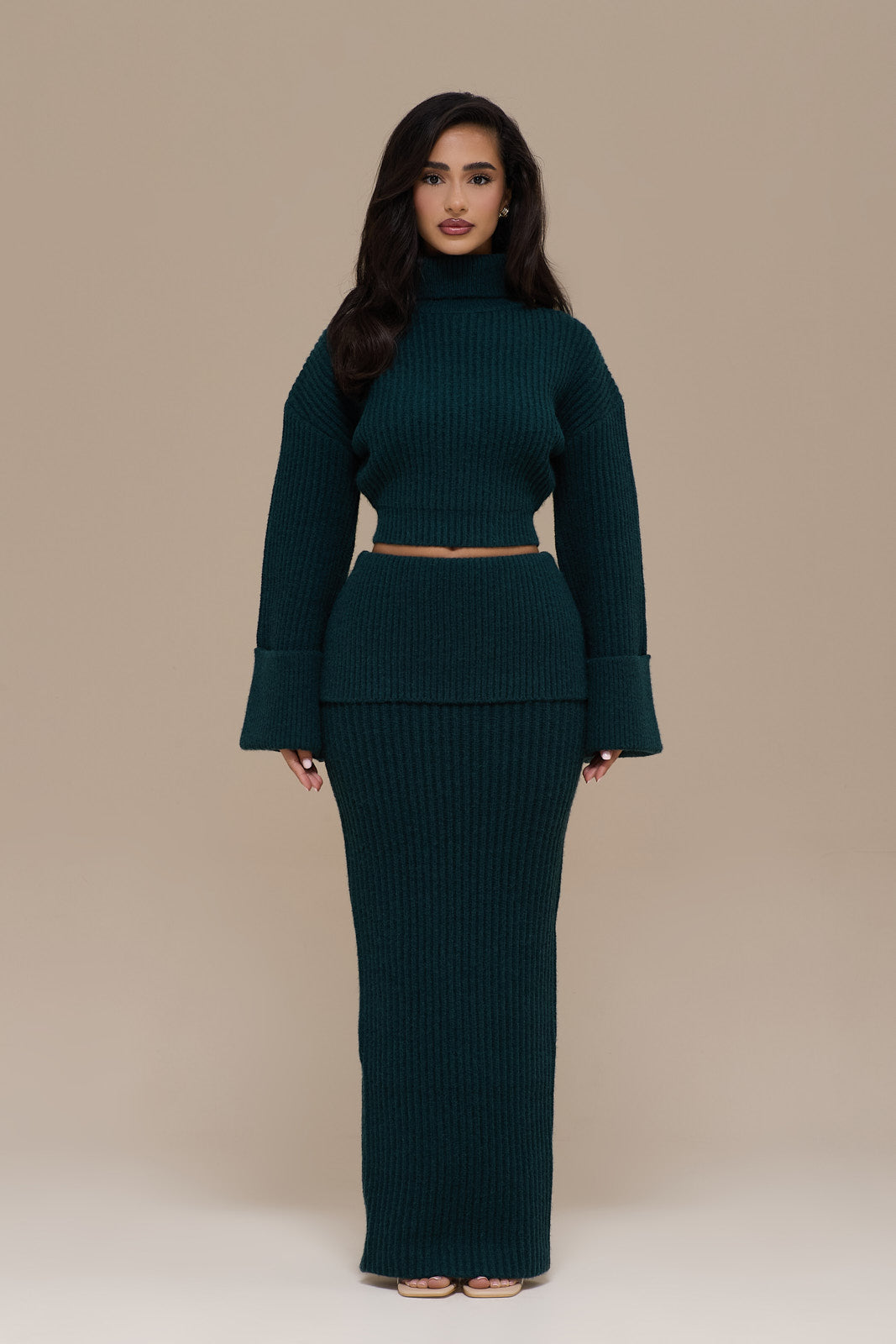 MABEL MAXI SKIRT | EMERALD