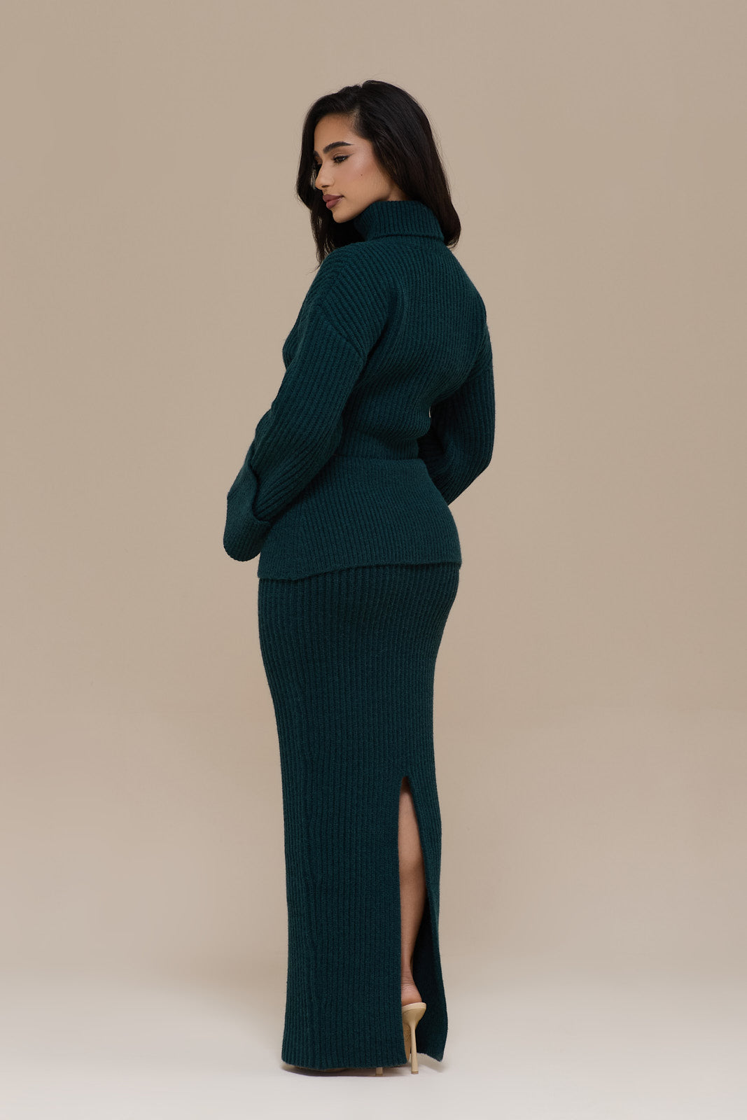 MABEL MAXI SKIRT | EMERALD