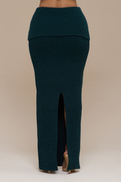 MABEL MAXI SKIRT | EMERALD
