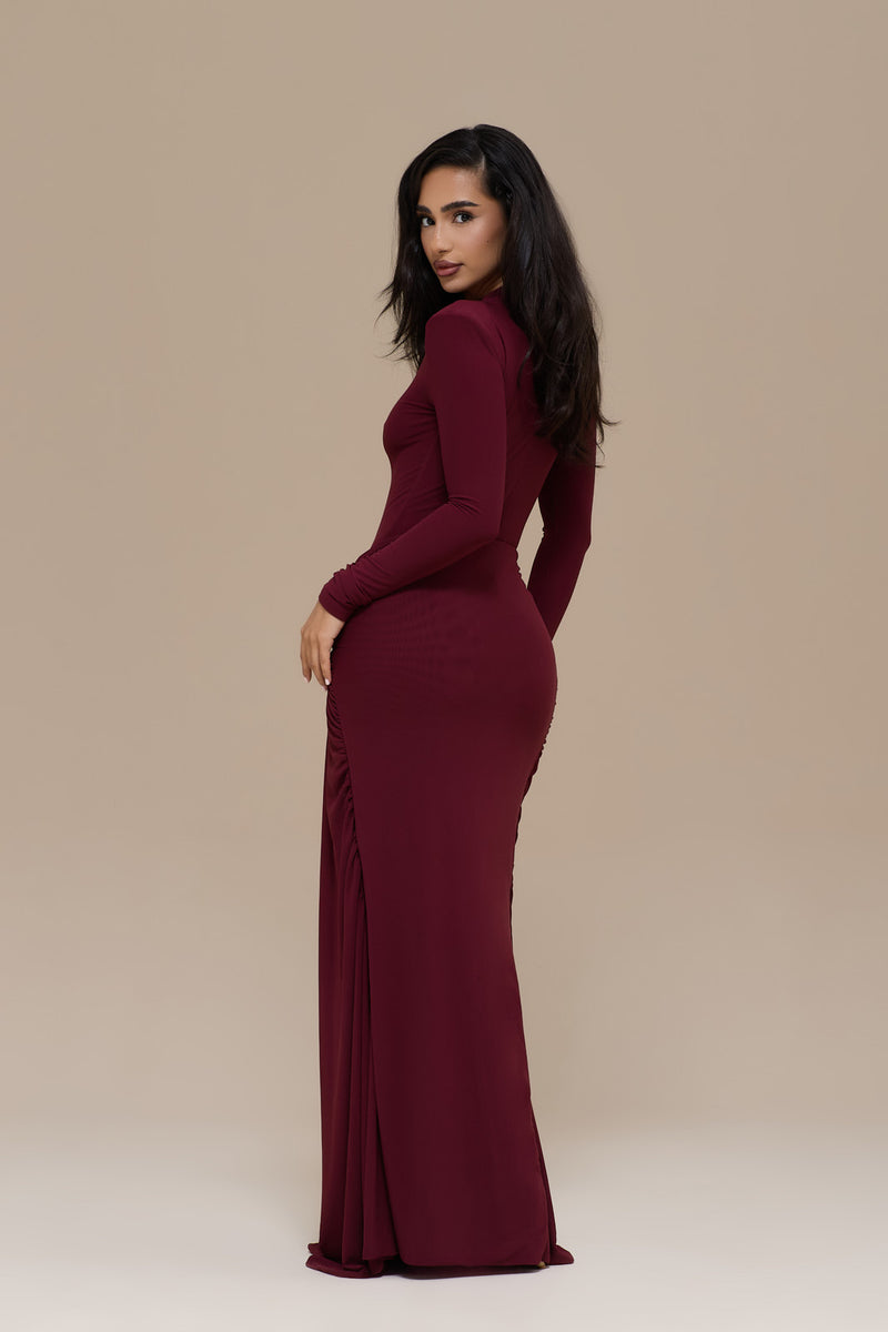 GIA BODYSUIT | WINE